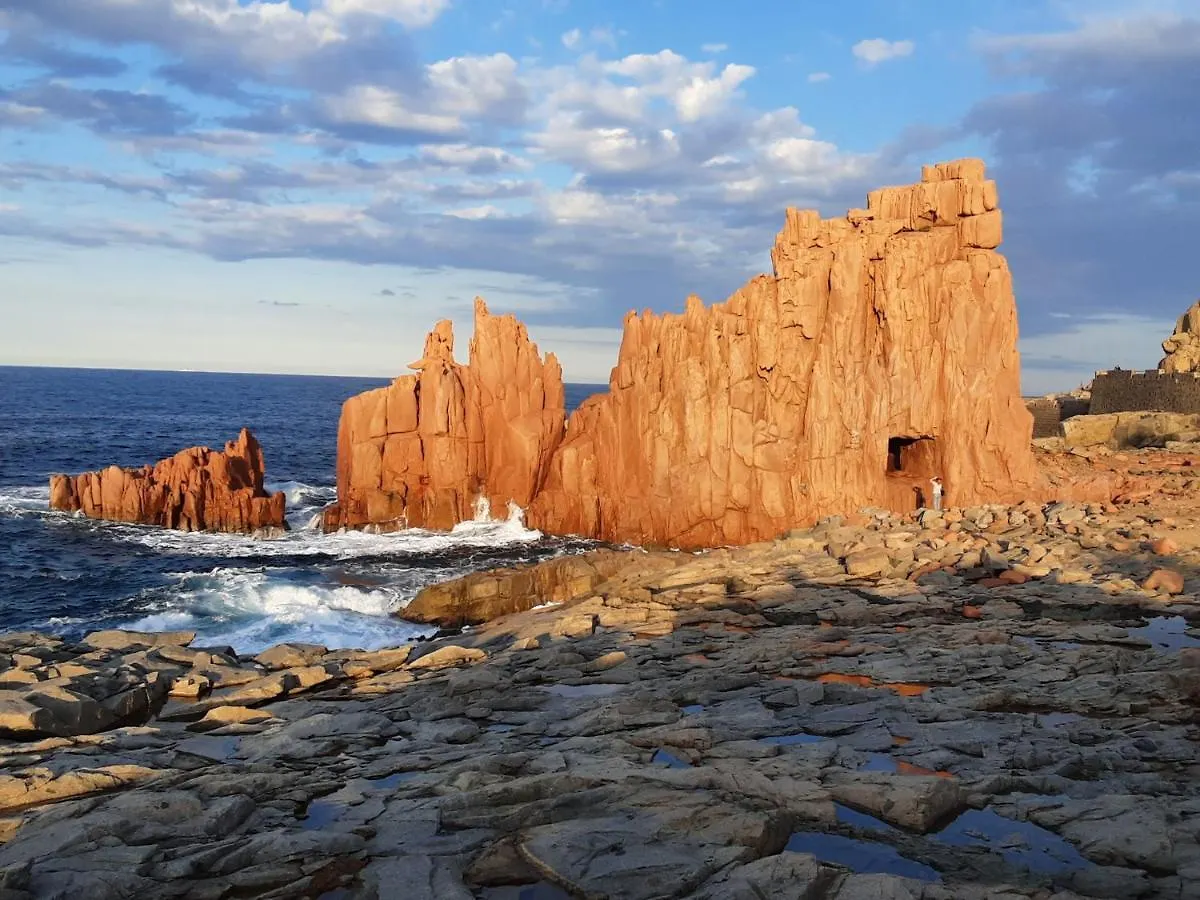 펜션 Villetta Il Faro Sul Mare 아르바탁스 이탈리아